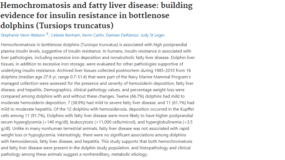 Hemochromatosis and fatty liver disease